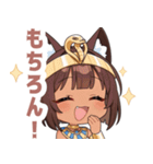 エジプト猫のラブリースタンプ（個別スタンプ：16）