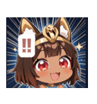 エジプト猫のラブリースタンプ（個別スタンプ：18）