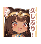 エジプト猫のラブリースタンプ（個別スタンプ：23）