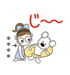 おちゃめとモコは仲良し♡デカ文字（個別スタンプ：17）
