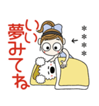 おちゃめとモコは仲良し♡デカ文字（個別スタンプ：38）