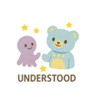 空色のくま。3（毎日のくらし）（個別スタンプ：4）