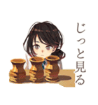 おしとやか着物女子★陶芸の日（個別スタンプ：12）