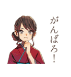 おしとやか着物女子★陶芸の日（個別スタンプ：24）