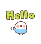 インコの英語（個別スタンプ：1）