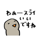 気持ち伝わる簡易スタンプ＊自由なトリ（個別スタンプ：16）