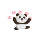 動く！ぷっくりパンダンミニ（個別スタンプ：4）