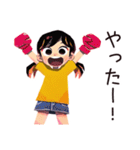 元気な子ども（女の子）★保育園（個別スタンプ：10）
