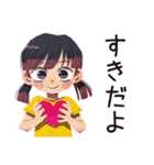 元気な子ども（女の子）★保育園（個別スタンプ：19）