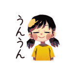 元気な子ども（女の子）★保育園（個別スタンプ：38）