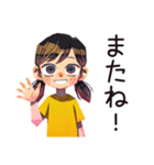 元気な子ども（女の子）★保育園（個別スタンプ：40）