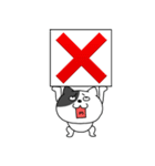 【デカ文字】わるニャン9（個別スタンプ：19）