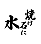 ことわざ2 文字だけシンプル！使いやすい！（個別スタンプ：36）