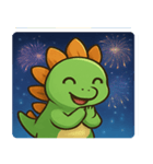 花火ステゴサウルスのわくわくナイト@SFW（個別スタンプ：7）