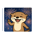 花火コツメカワウソのわくわくナイト@SFW（個別スタンプ：2）