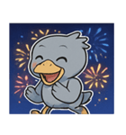 花火ハシビロコウのクールナイト@SFW（個別スタンプ：6）