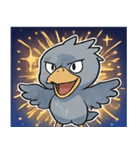 花火ハシビロコウのクールナイト@SFW（個別スタンプ：15）