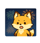 花火キツネ@SFW（個別スタンプ：1）