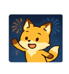 花火キツネ@SFW（個別スタンプ：9）
