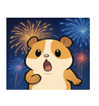 花火のモルモット@SFW（個別スタンプ：1）