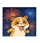 花火のモルモット@SFW（個別スタンプ：7）