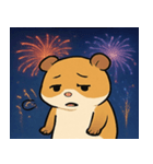 花火のモルモット@SFW（個別スタンプ：9）