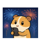花火のモルモット@SFW（個別スタンプ：11）