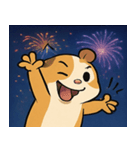 花火のモルモット@SFW（個別スタンプ：13）