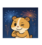 花火のモルモット@SFW（個別スタンプ：32）