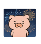 花火ブタのハッピーナイト@SFW（個別スタンプ：3）