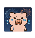 花火ブタのハッピーナイト@SFW（個別スタンプ：5）