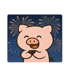 花火ブタのハッピーナイト@SFW（個別スタンプ：6）