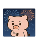 花火ブタのハッピーナイト@SFW（個別スタンプ：8）