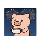 花火ブタのハッピーナイト@SFW（個別スタンプ：14）