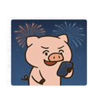 花火ブタのハッピーナイト@SFW（個別スタンプ：25）