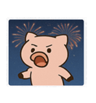 花火ブタのハッピーナイト@SFW（個別スタンプ：27）
