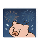 花火ブタのハッピーナイト@SFW（個別スタンプ：28）