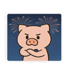 花火ブタのハッピーナイト@SFW（個別スタンプ：30）