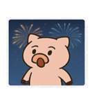 花火ブタのハッピーナイト@SFW（個別スタンプ：31）