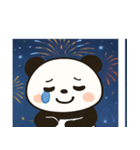 花火パンダのわくわくナイト@SFW（個別スタンプ：3）