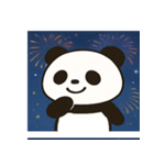 花火パンダのわくわくナイト@SFW（個別スタンプ：9）