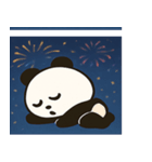 花火パンダのわくわくナイト@SFW（個別スタンプ：24）