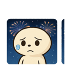 花火ネコのきらめきナイト@SFW（個別スタンプ：3）