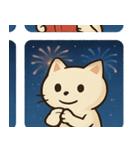 花火ネコのきらめきナイト@SFW（個別スタンプ：26）