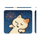 花火ネコのきらめきナイト@SFW（個別スタンプ：31）
