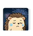 花火ハリネズミのきらきらナイト@SFW（個別スタンプ：3）