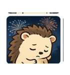 花火ハリネズミのきらきらナイト@SFW（個別スタンプ：7）