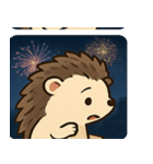 花火ハリネズミのきらきらナイト@SFW（個別スタンプ：8）