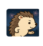 花火ハリネズミのきらきらナイト@SFW（個別スタンプ：13）