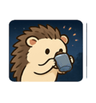 花火ハリネズミのきらきらナイト@SFW（個別スタンプ：15）